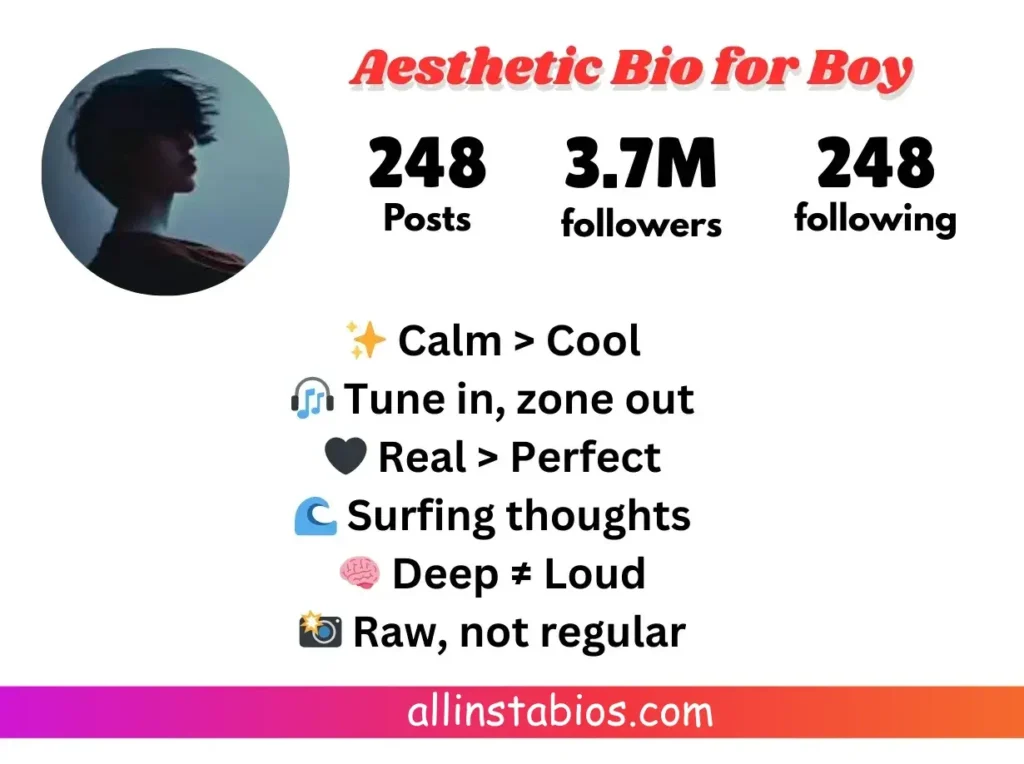 Aesthetic Bio for Instagram for Boy Aesthetic Bio for Instagram for Boy