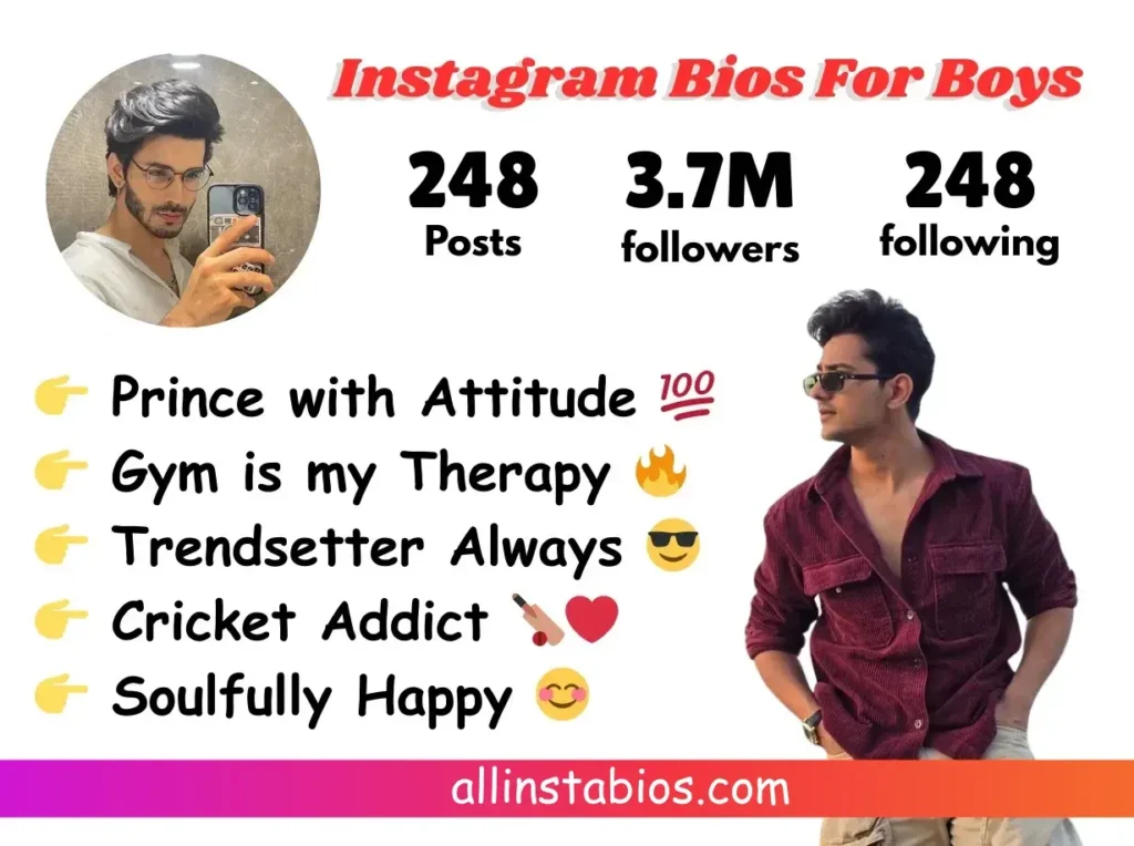Instagram Bio for Boys Instagram Bio for Boys