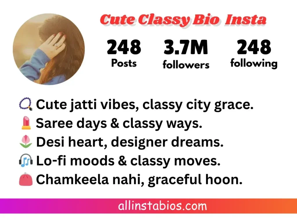 Cute Classy Instagram Bio Cute Classy Instagram Bio
