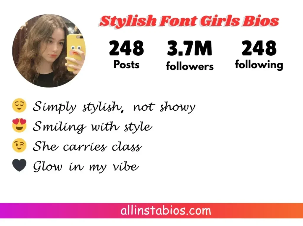 Instagram Bio for Girls