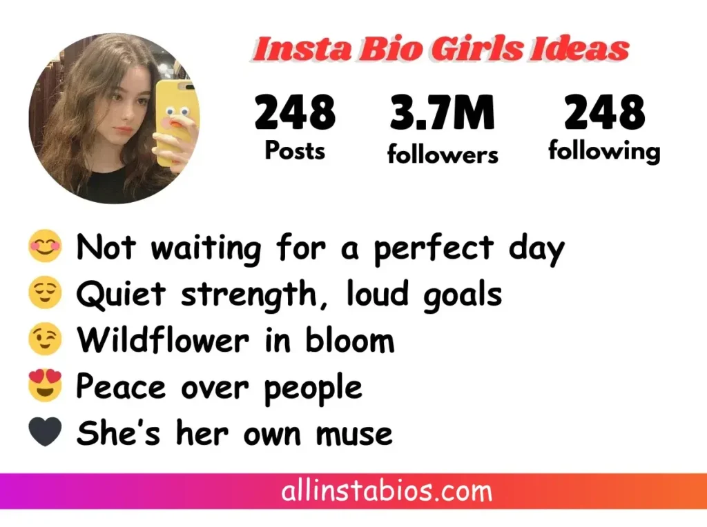 Instagram Bio for Girls