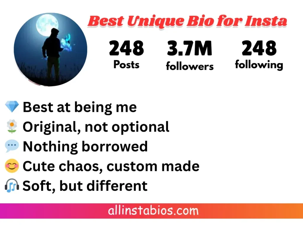 Best Unique Bio for Instagram Best Unique Bio for Instagram