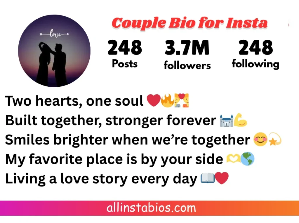 Couple Bio for Instagram Couple Bio for Instagram