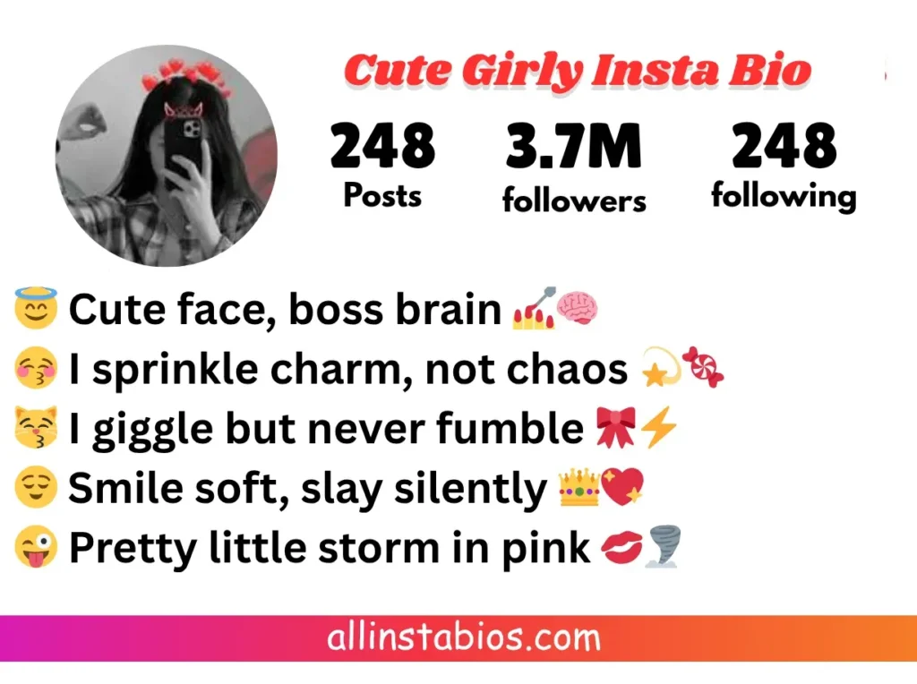 Cute Girly Instagram Attitude Bio for Girl Cute Girly Instagram Attitude Bio for Girl