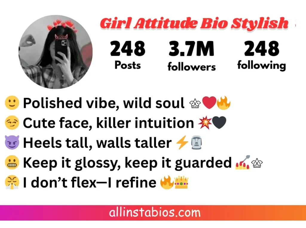 Instagram Attitude Bio for Girl Stylish Instagram Attitude Bio for Girl Stylish