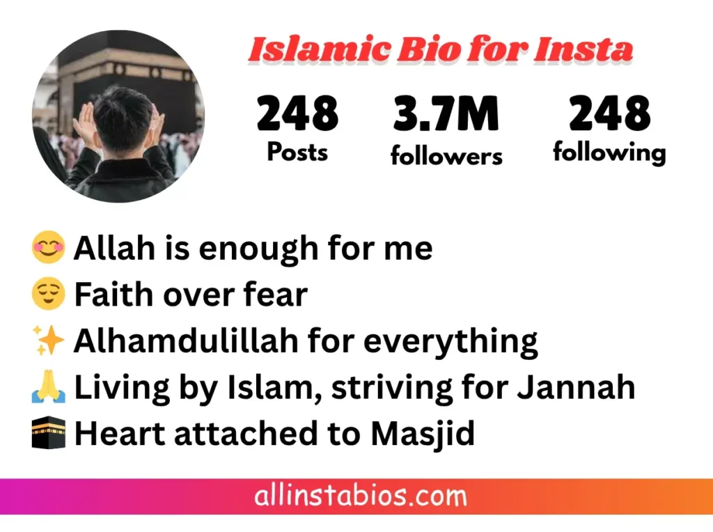 Islamic Bio for Instagram Islamic Bio for Instagram
