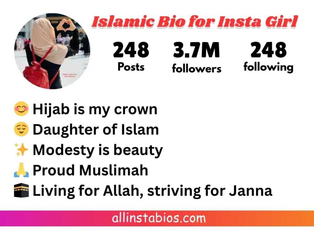 Islamic Bio for Instagram for Girl Islamic Bio for Instagram for Girl