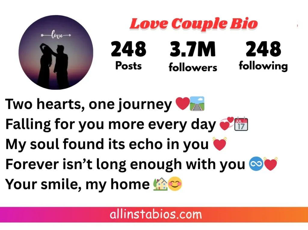 Love Couple Bio for Instagram Love Couple Bio for Instagram