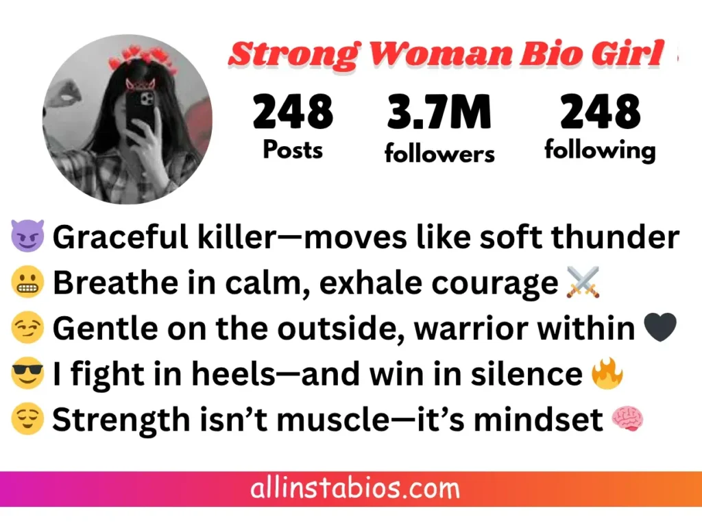 Strong Woman Instagram Attitude Bio for Girl Strong Woman Instagram Attitude Bio for Girl