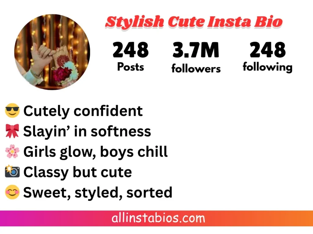 Stylish Cute Instagram Bio for Girls and Boys