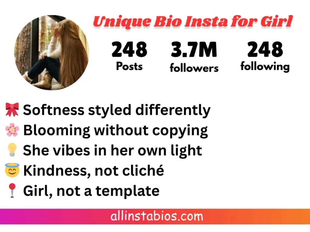 Unique Bio for Instagram for Girl Unique Bio for Instagram for Girl