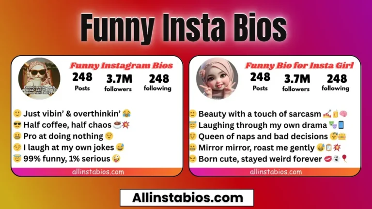 Funny Instagram Bios