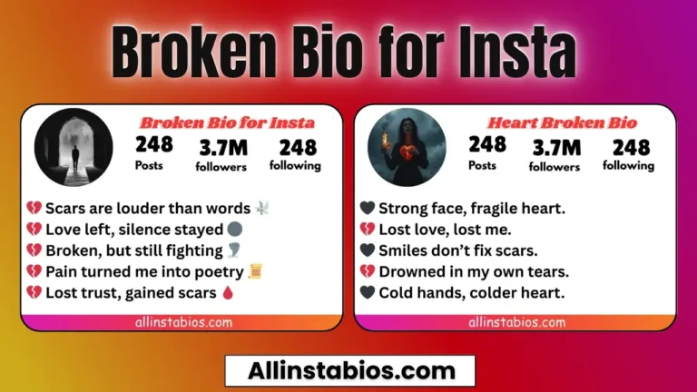 Broken Bio for Instagram