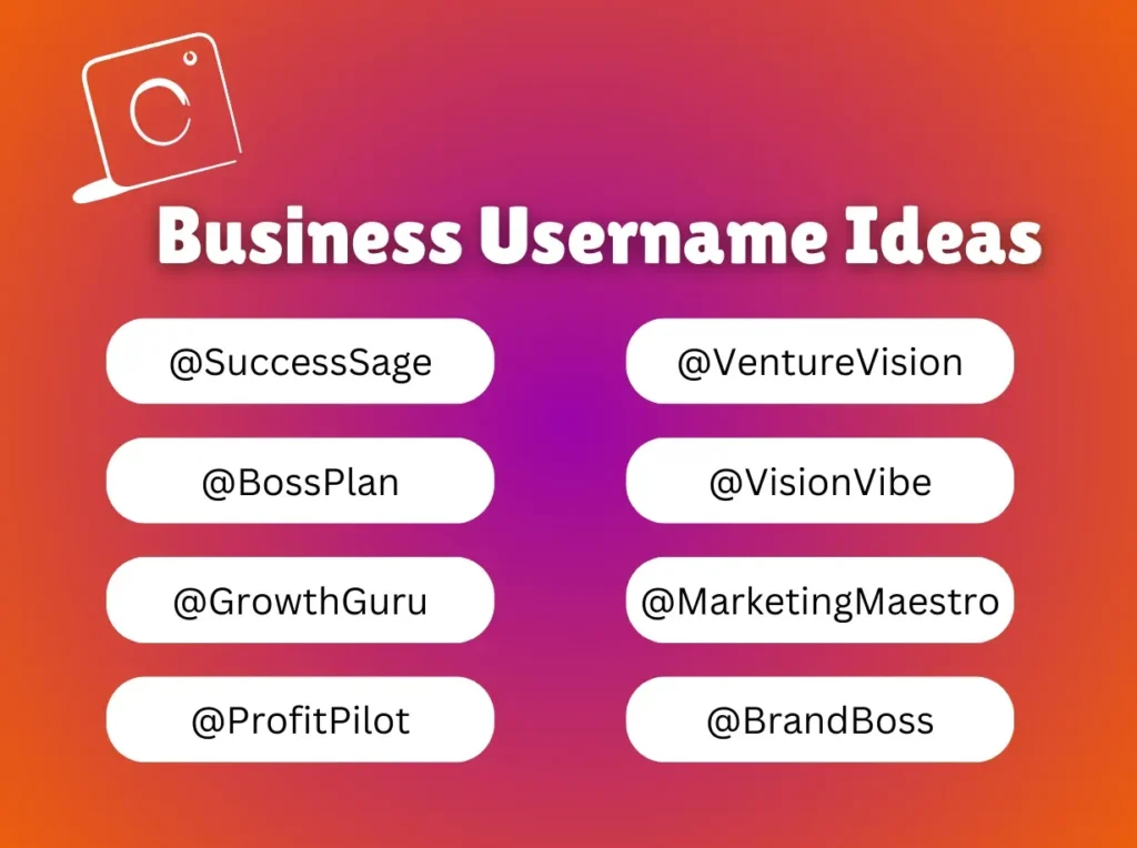 Business Influencer Username Ideas