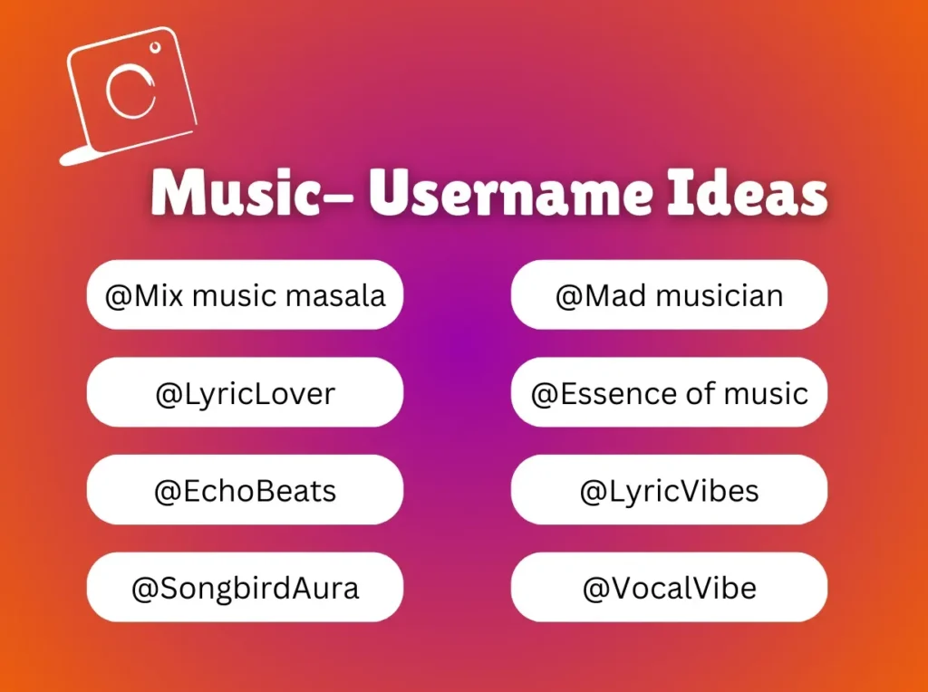 Music-Themed Instagram Username Ideas