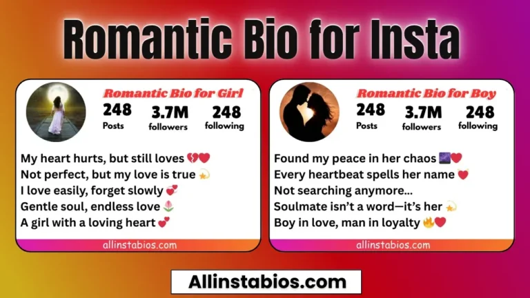 Romantic Bio for Instagram