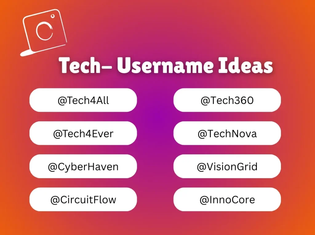 Tech Influencer Instagram Username Ideas