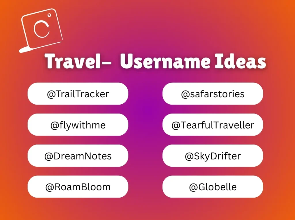 Travel Influencer Instagram Username Ideas