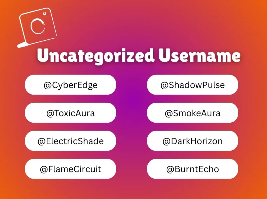 Uncategorized Instagram Username Ideas